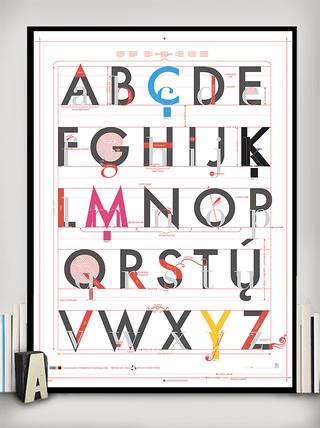 Illustration for article titled An Alphabet Poster That Teaches You the Fundamentals of Font Design